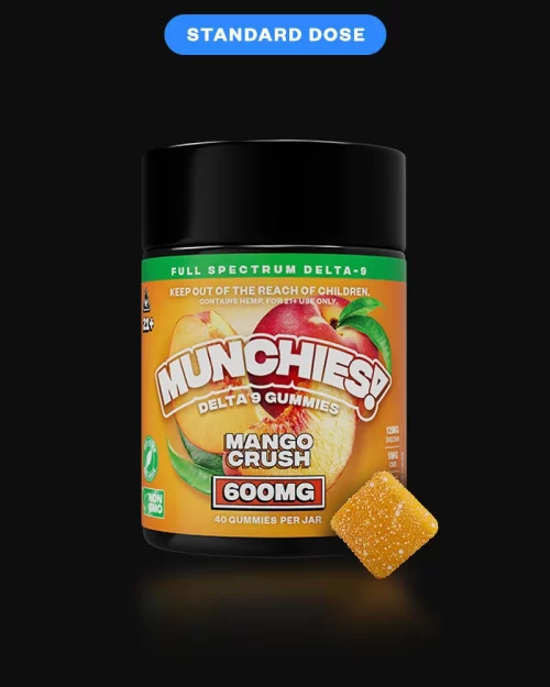 Munchies Mango Crush Delta 9 Gummies Munchies Party Packs