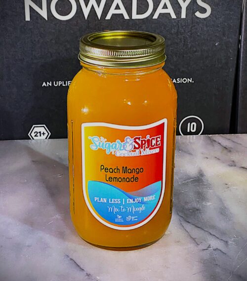 Sugar and Spice Cocktail Mixers LLC Peach Mango Lemonade | Augusta Hemp Company Drink Mixers