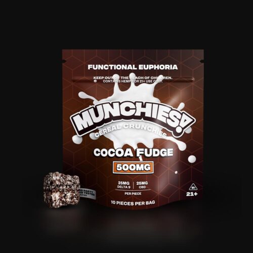 Delta Munchies Cocoa Fudge 500mg Cereal Crunchies