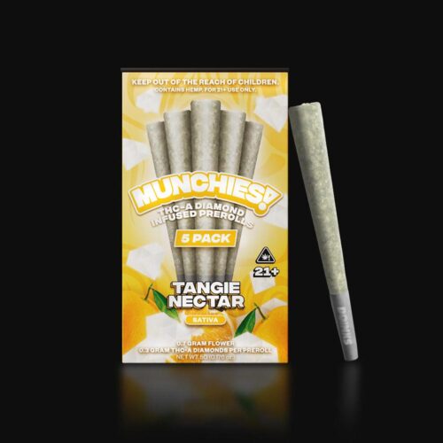 Tangie Nectar Munchies 1G 5 Pack THCA Pre-Rolls THCA diamond Prerolls