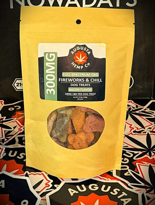 Fireworks and Chill CBD Infused Dog Treats | An Augusta Hemp Company Exclusive