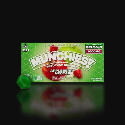 MUNCHIES Froot Jam Gummies 1000mg Appleberry Nectar Flavor | Augusta Hemp Company