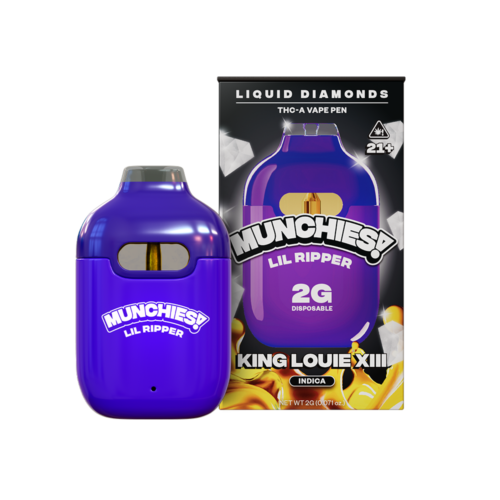 2g Lil Ripper THCA Liquid Diamond Vapes by MUNCHIES | King Louie XIII